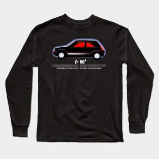 RENAULT SUPERCINQ HOT HATCH - advert Long Sleeve T-Shirt